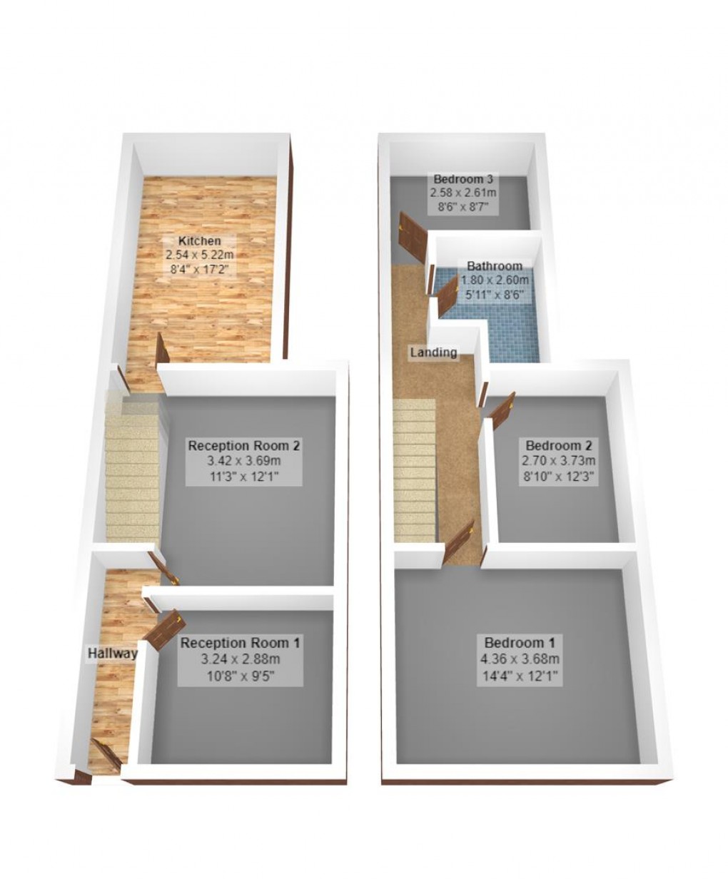 Floorplan for Cowesby Street, Manchester