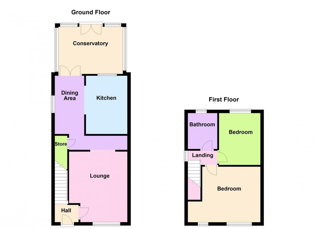 Floorplan for Bannerman Road, Droylsden, Manchester