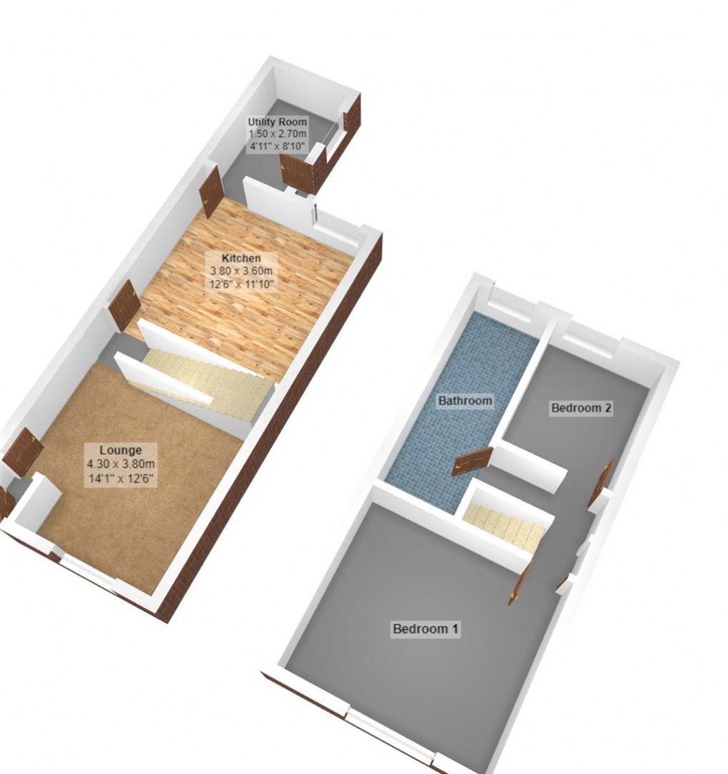 Floorplan for Gould Street, Denton, Manchester