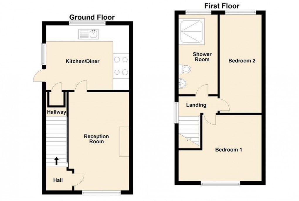 Floorplan for Bannerman Road, Droylsden, Manchester