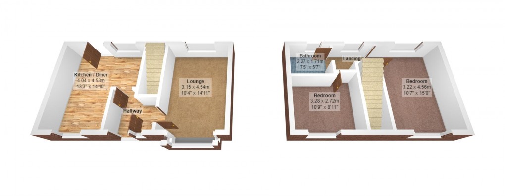 Floorplan for Fir Road, Denton, Manchester