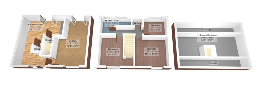 Floorplan for Holmes Way, Denton, Manchester