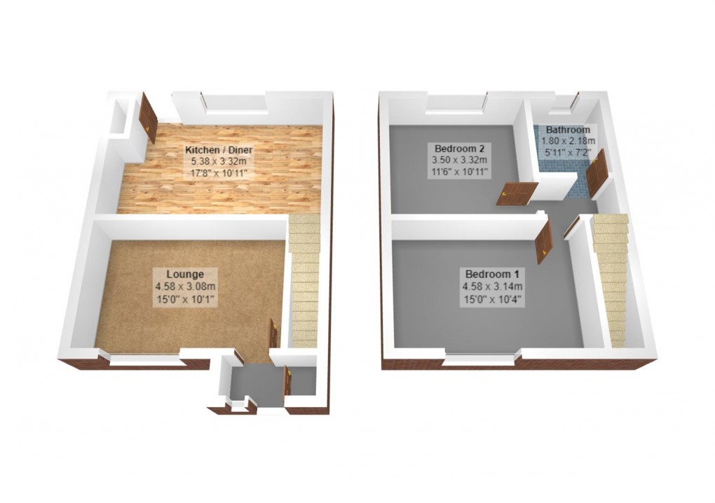 Floorplan for Sussex Place, Hyde