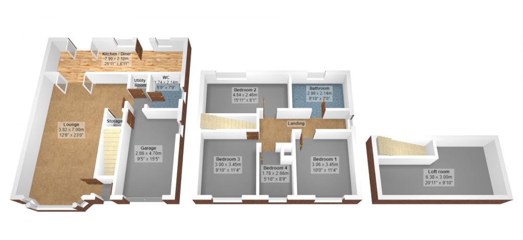 Floorplan for Coronation Road, Droylsden, Manchester