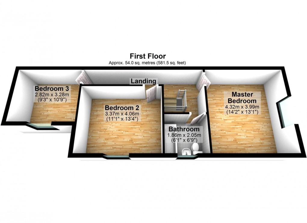 Floorplan for York Street, Audenshaw, Manchester