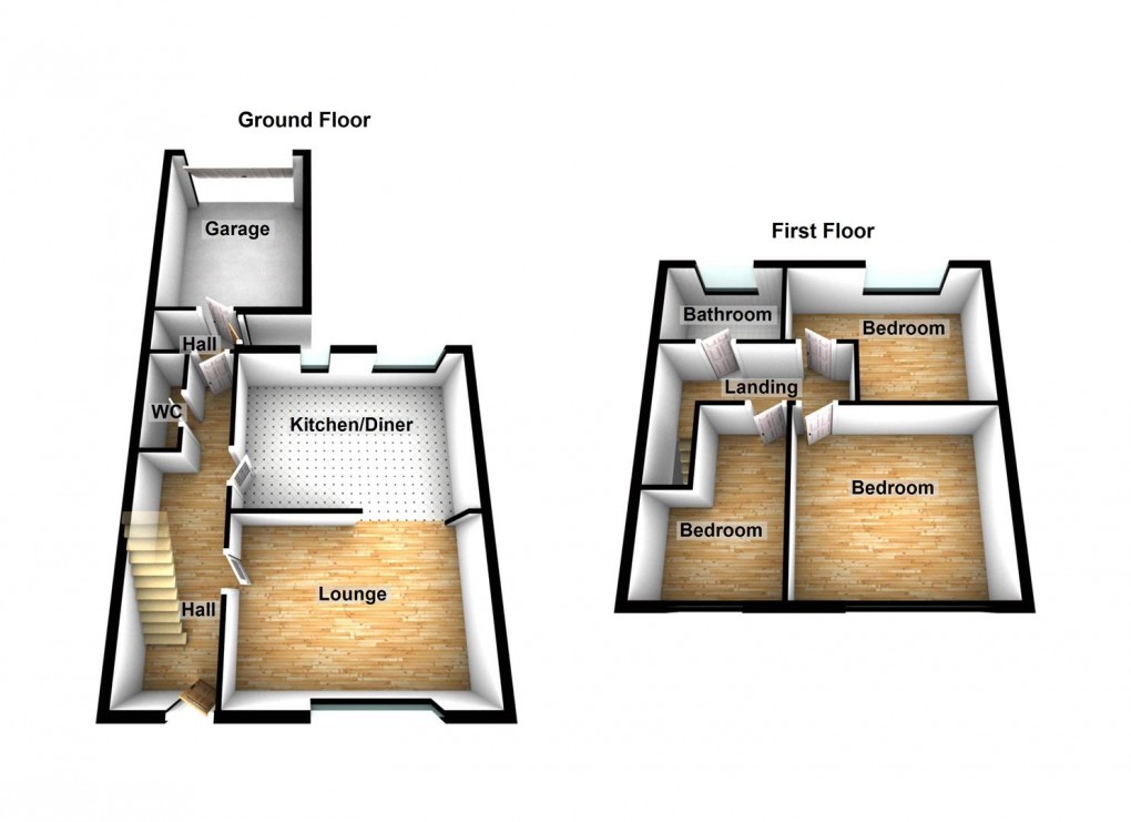 Floorplan for Blithfield Walk, Denton, Manchester
