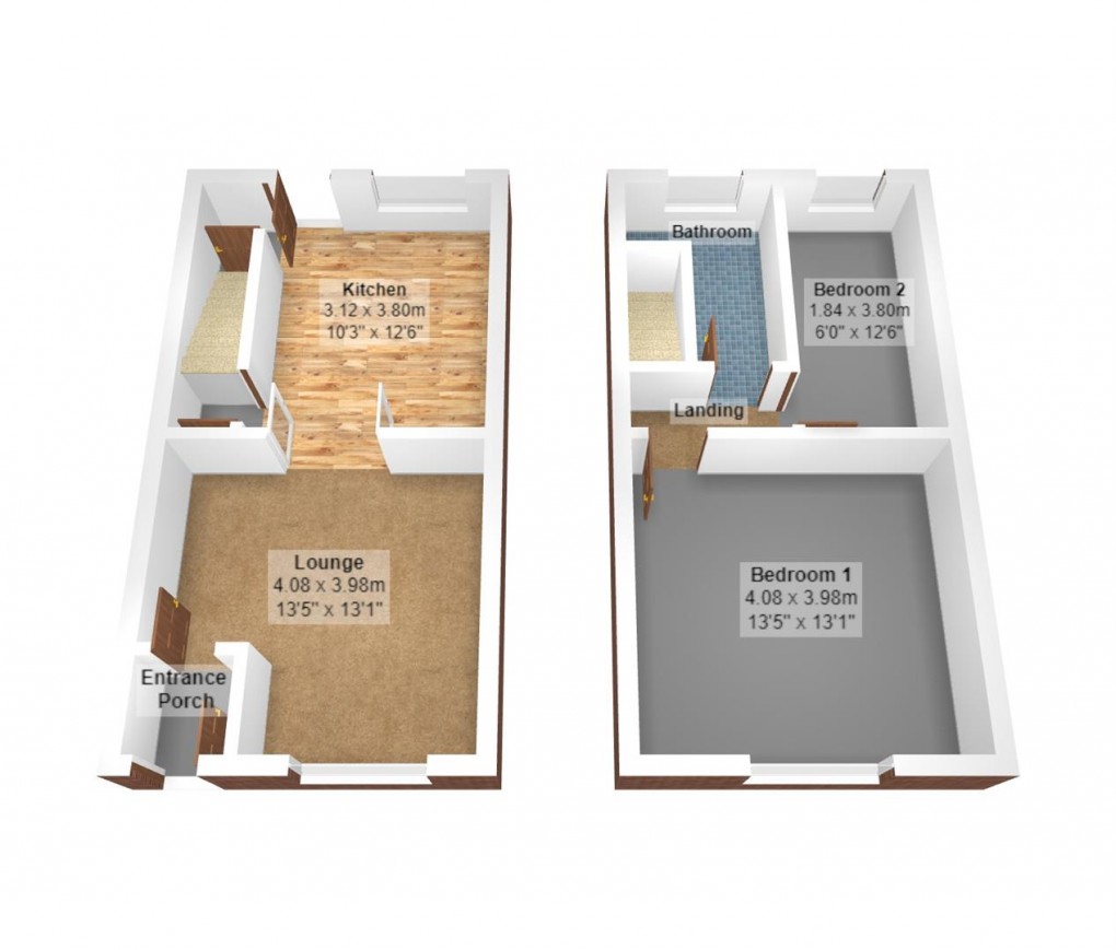 Floorplan for Howard Street, Denton, Manchester