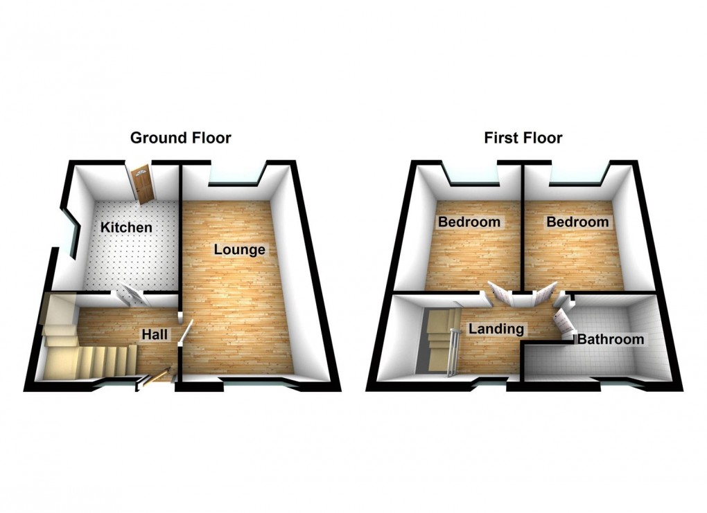 Floorplan for Wordsworth Road, Denton, Manchester