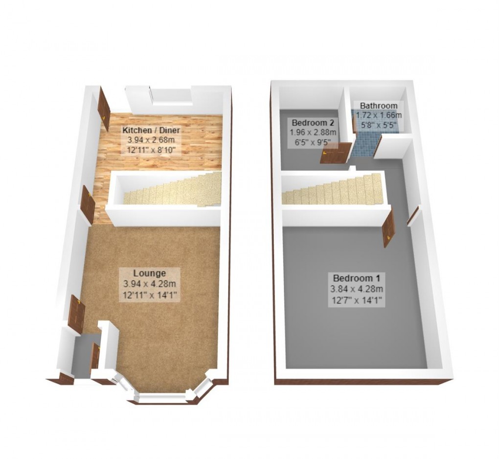 Floorplan for Brighton Grove, Hyde