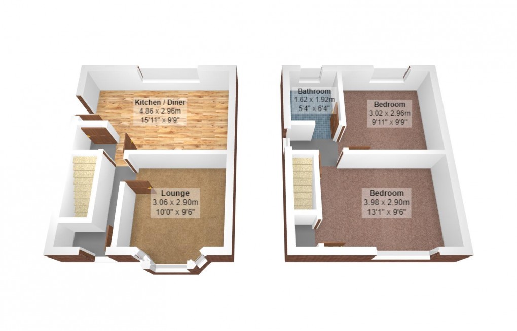 Floorplan for Booth Street, Denton, Manchester