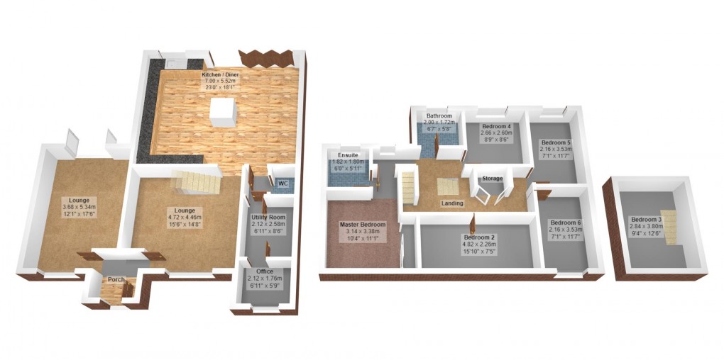 Floorplan for Tomcroft Lane, Denton, Manchester