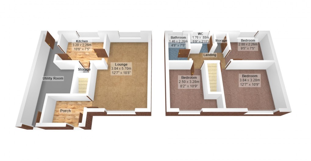 Floorplan for Sheridan Way, Denton, Manchester