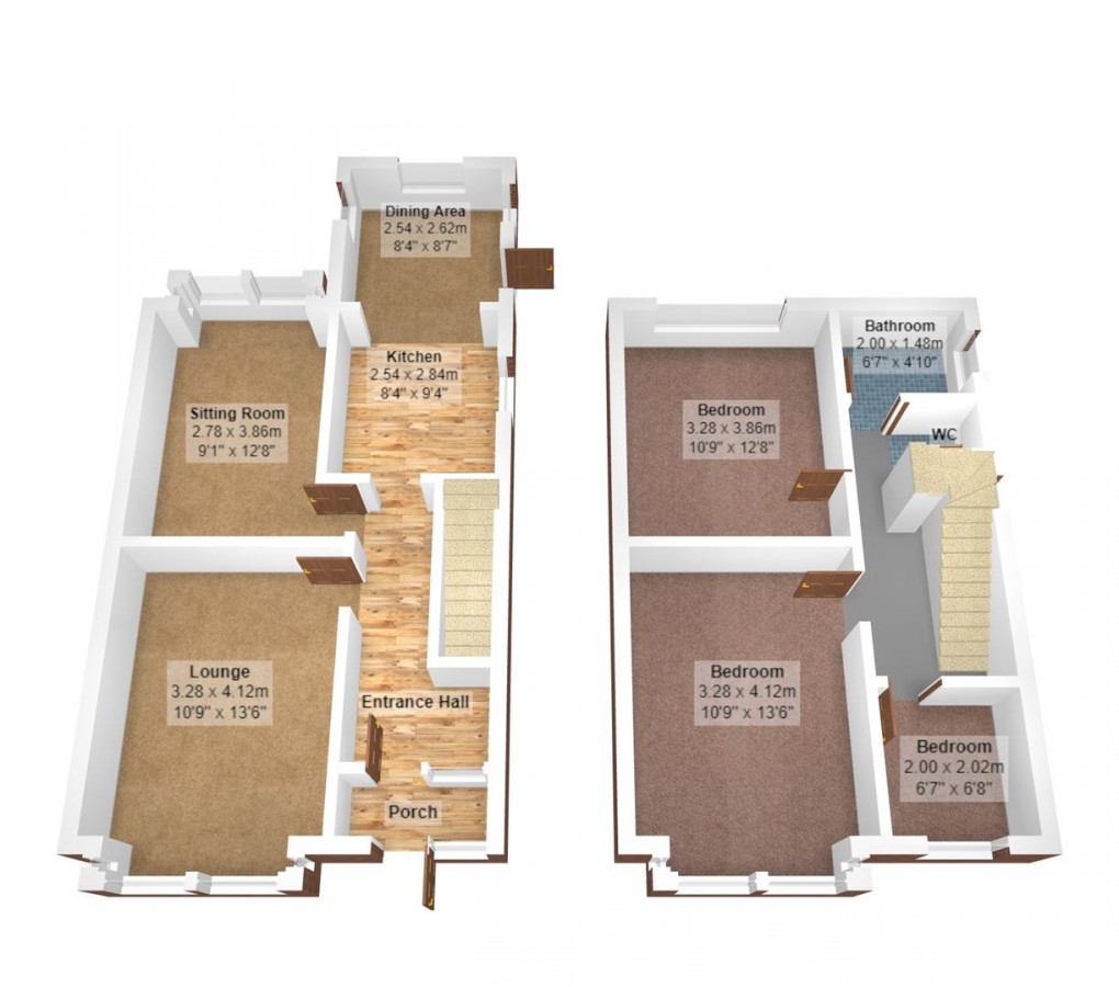 Floorplan for Haughton Hall Road, Denton, Manchester