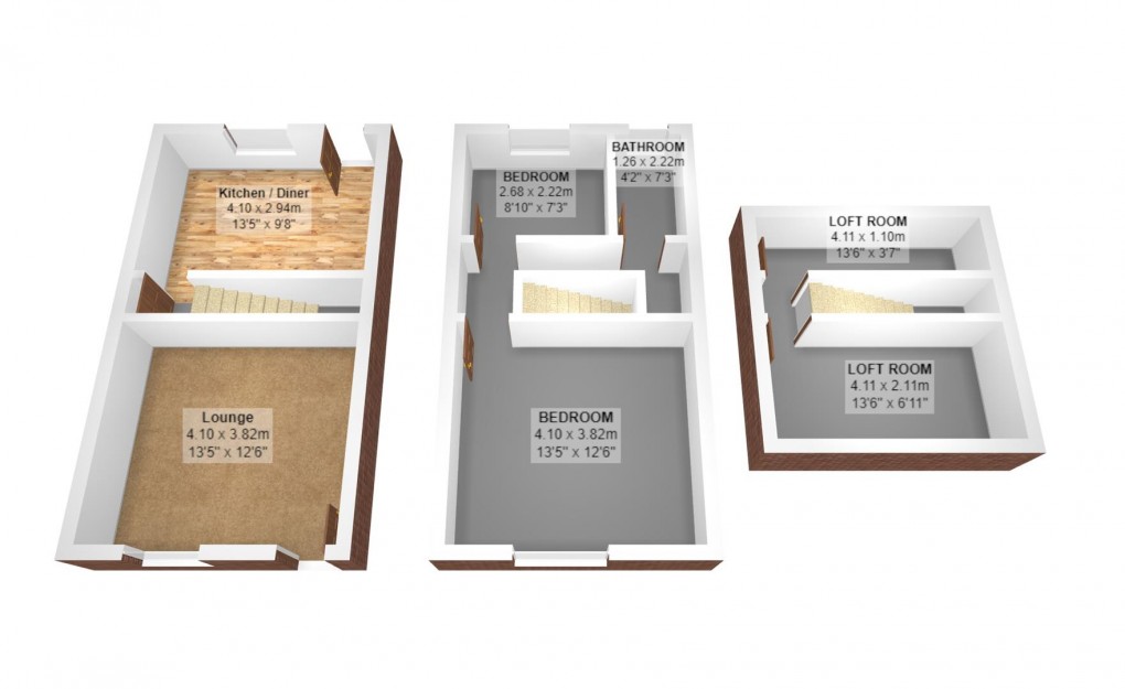 Floorplan for Taylor Lane, Denton, Manchester
