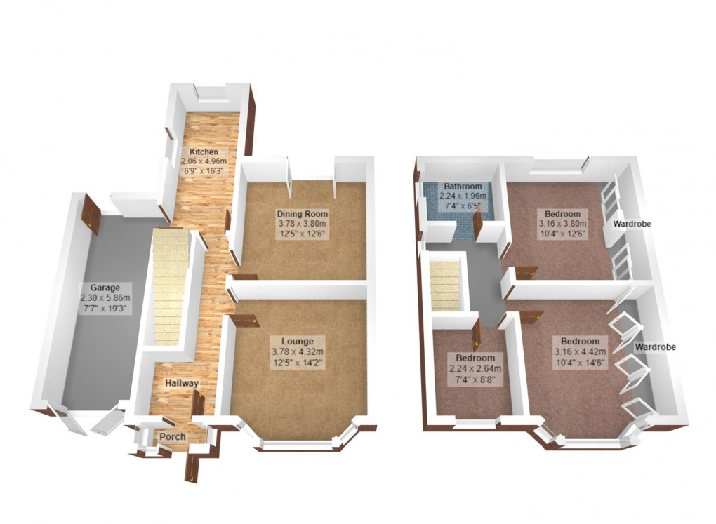 Floorplan for Norfolk Avenue, Denton, Manchester