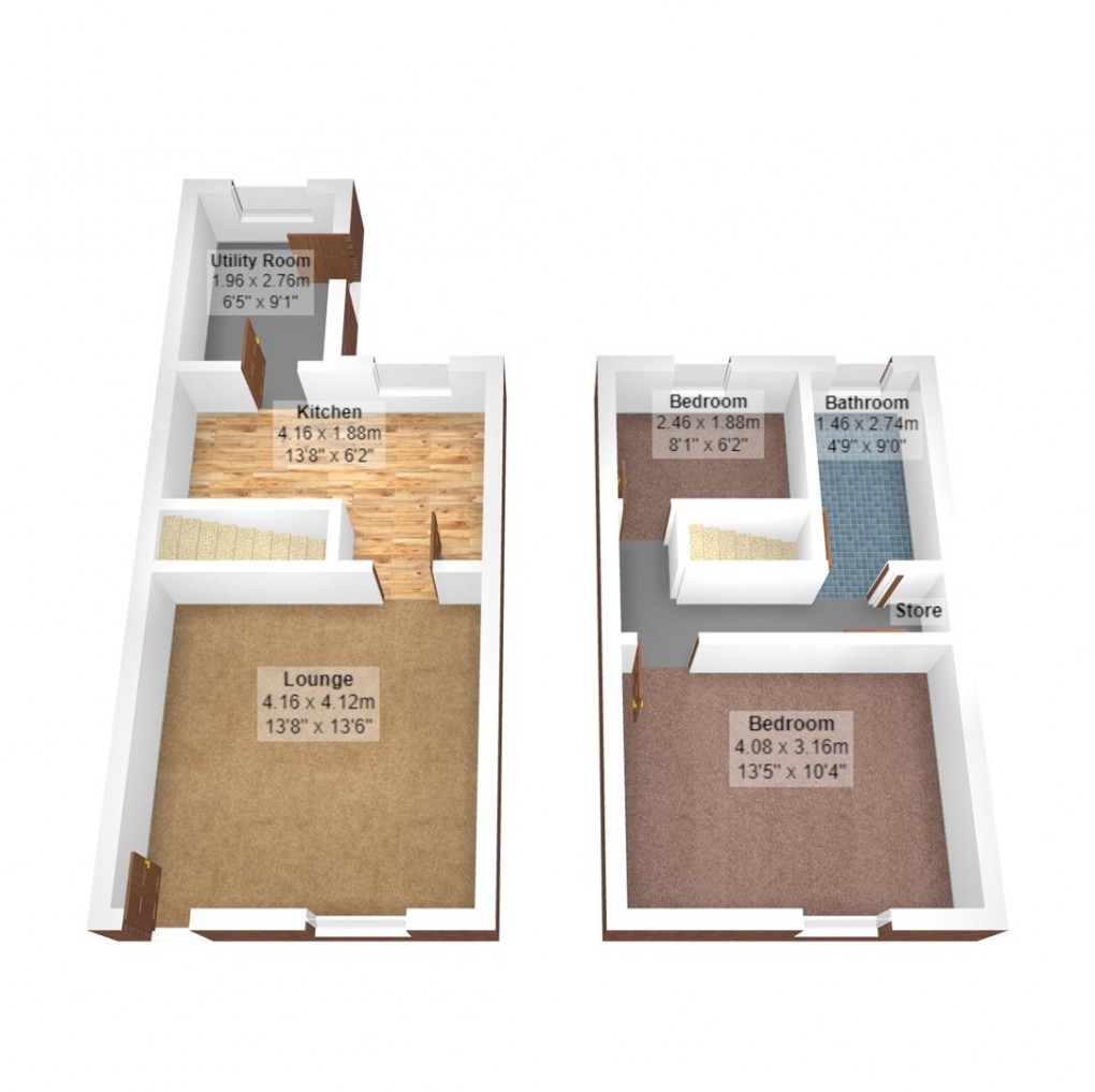 Floorplan for Lodge Lane, Hyde