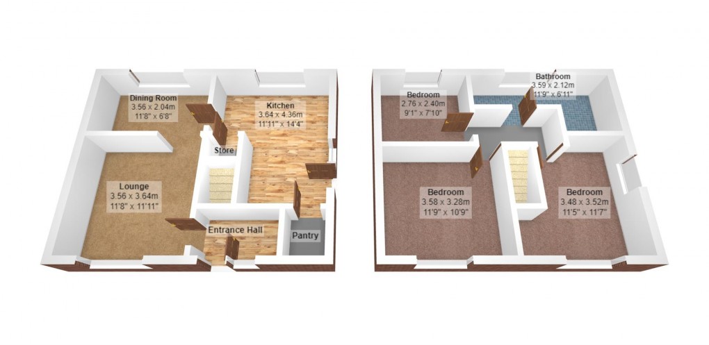 Floorplan for Ripley Way, Denton, Manchester