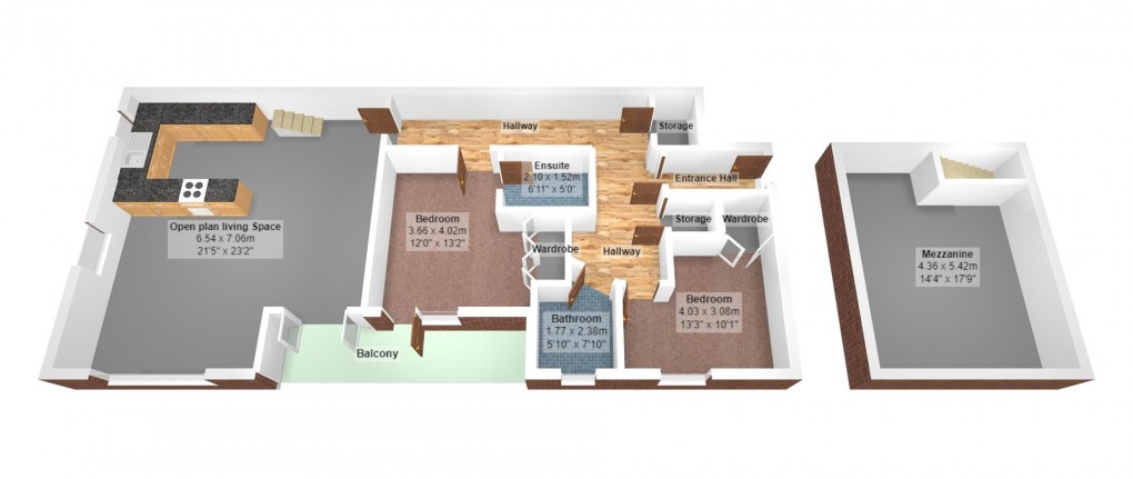 Floorplan for Larke Rise, Manchester