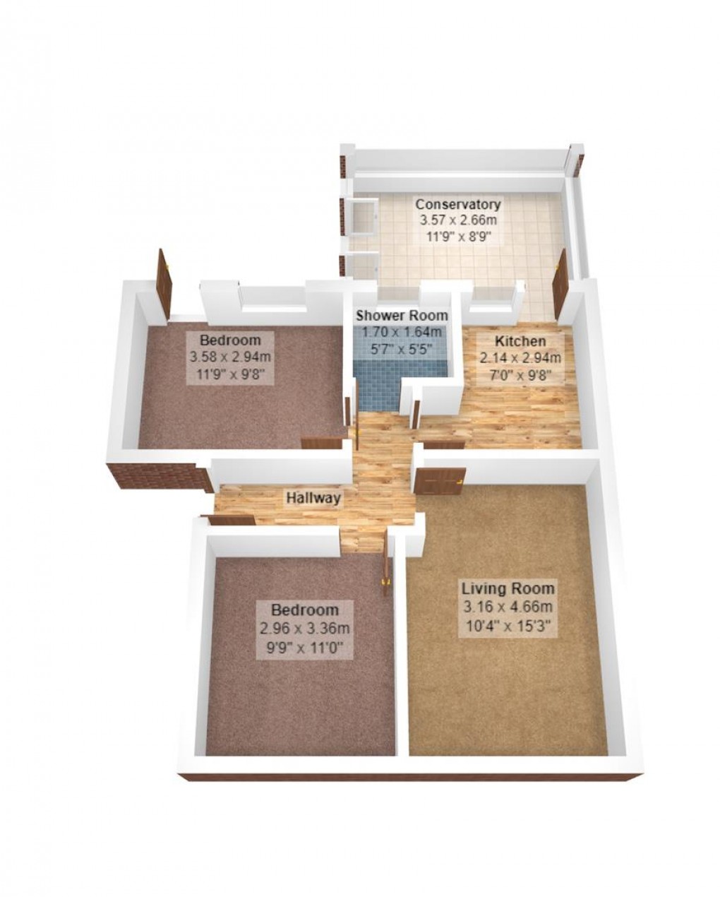 Floorplan for Margaret Road, Denton, Manchester