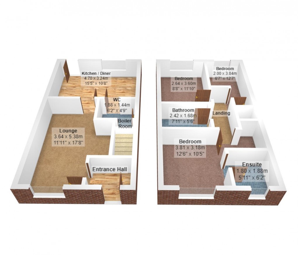 Floorplan for Bilsborrow Road, Manchester
