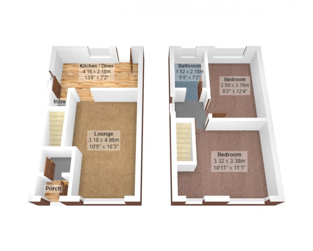 Floorplan for Thornhill Road, Droylsden, Manchester