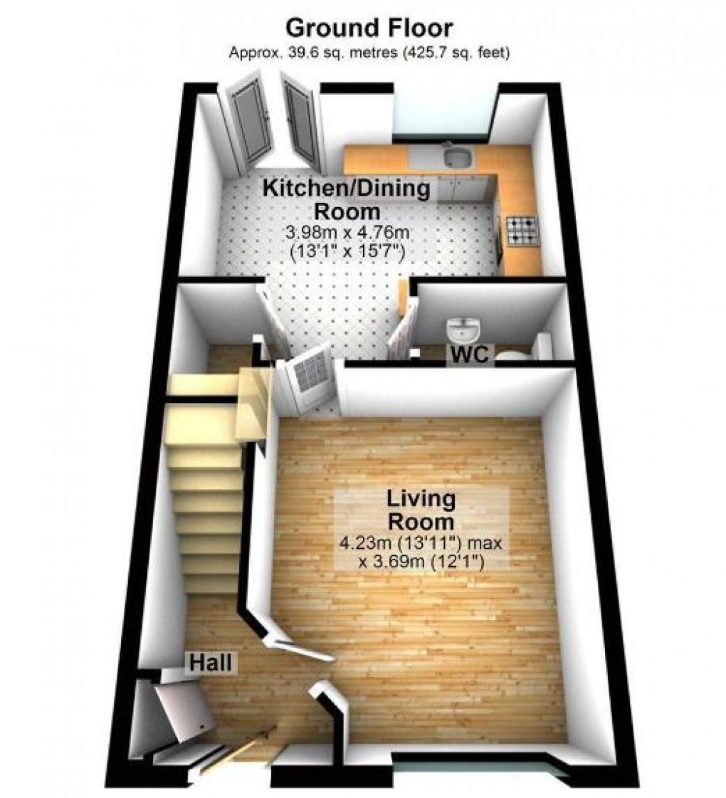 Floorplan for Clarendon Road, Hyde