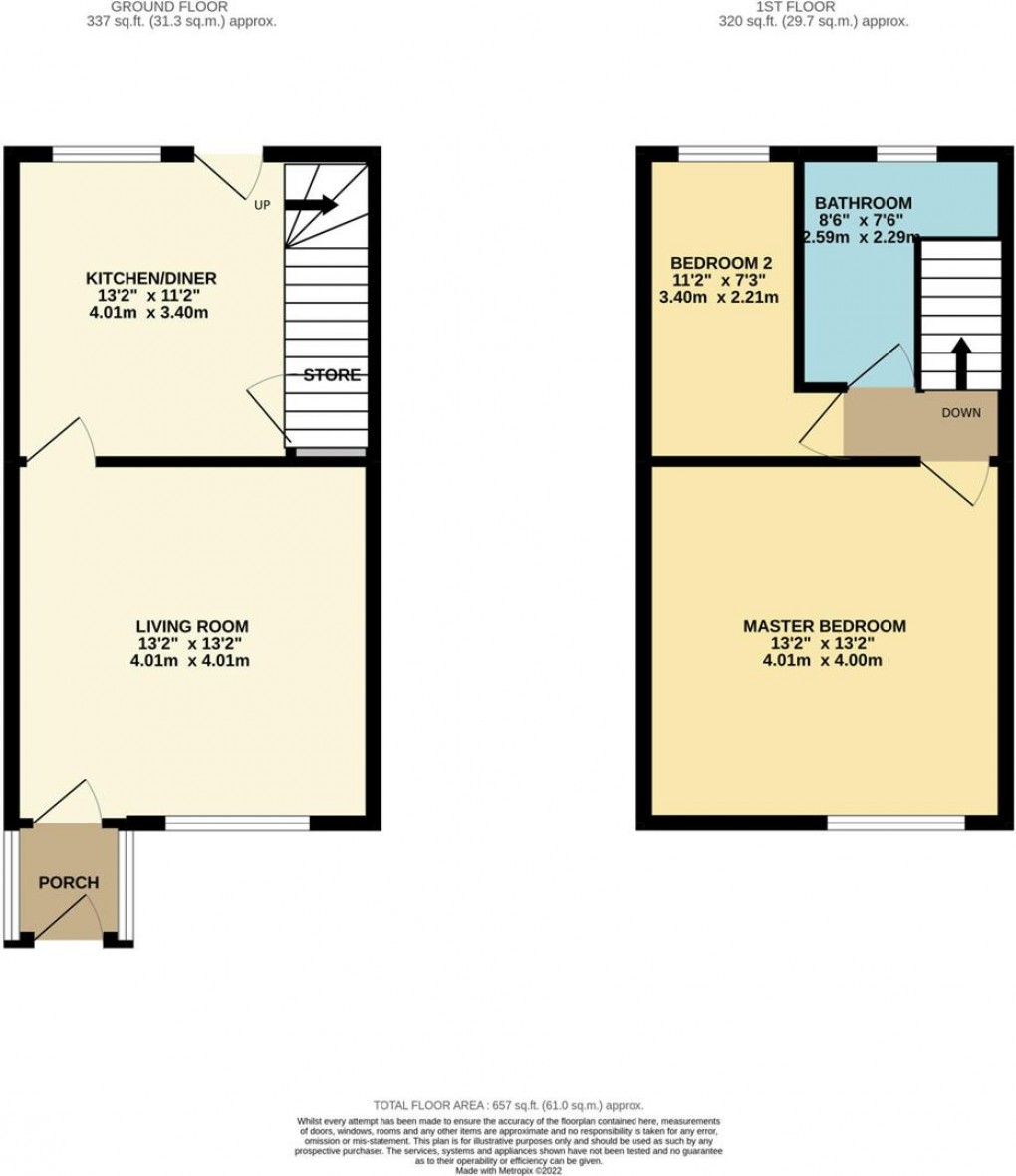 Floorplan for Daisy Bank, Hyde