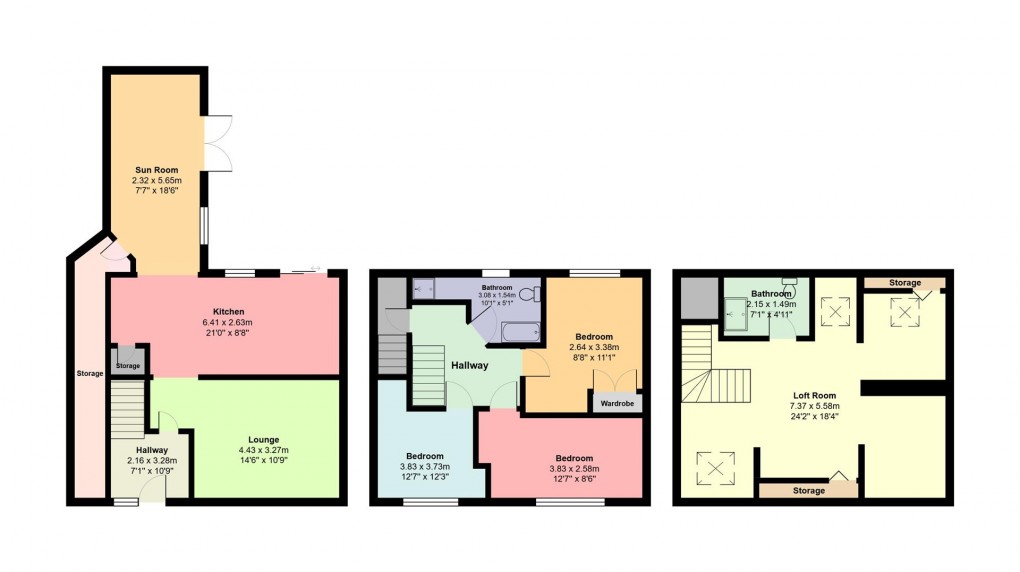 Floorplan for Bearswood Close, Hyde