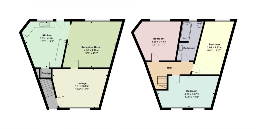 Floorplan for Town Lane, Denton, Manchester