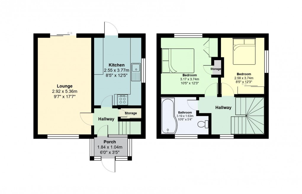 Floorplan for Edale Avenue, Denton, Manchester