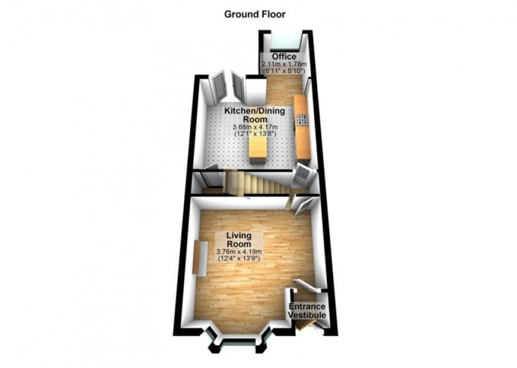 Floorplan for Princess Street, Hyde