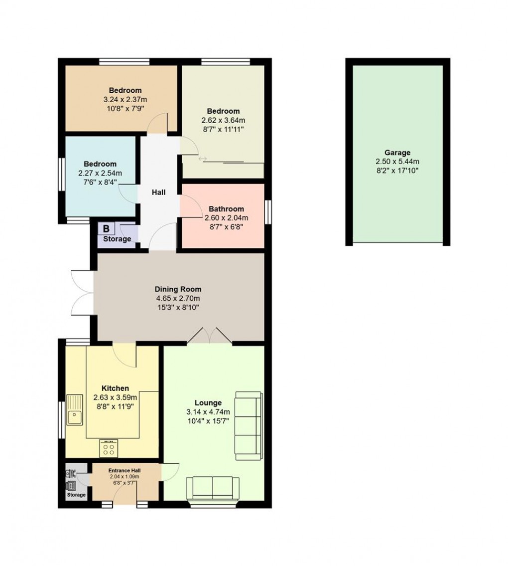Floorplan for Sandbrook Way, Denton, Manchester