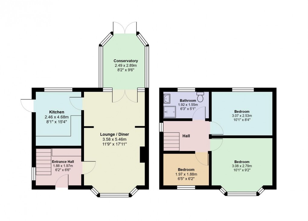 Floorplan for Westbourne Road, Denton, Manchester