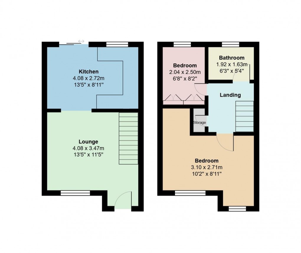 Floorplan for Edward Street, Denton, Manchester