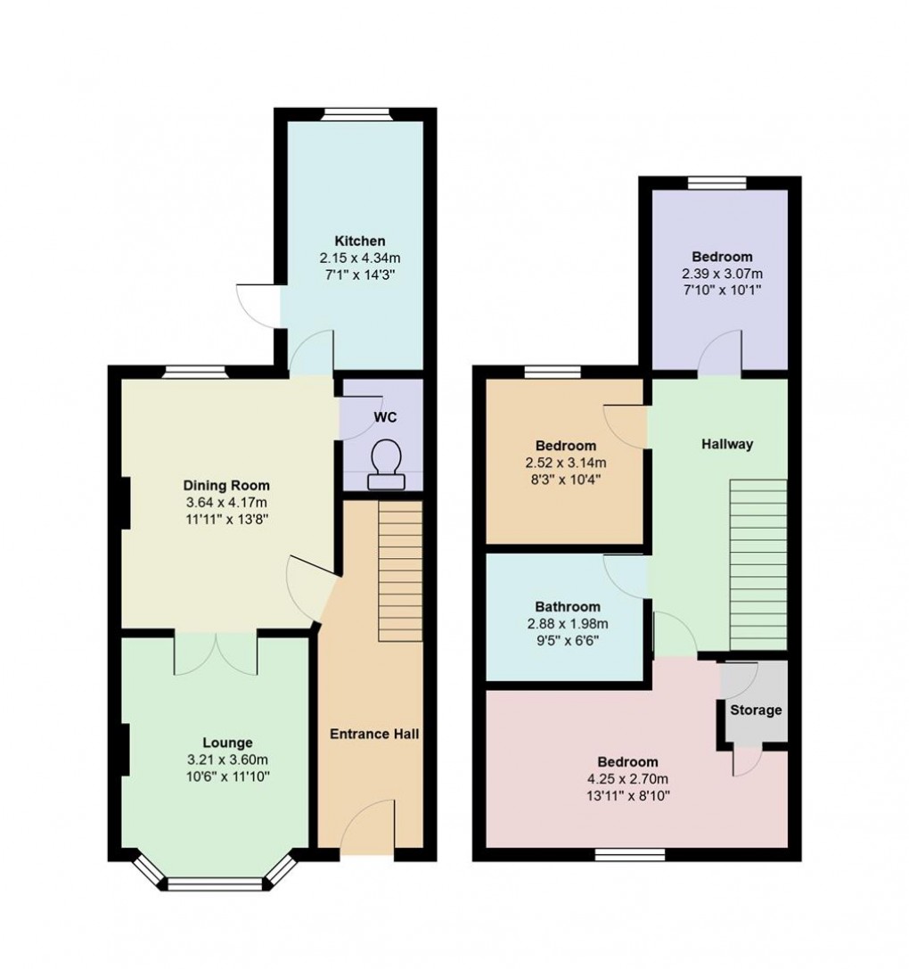 Floorplan for Woodland Road, Gorton