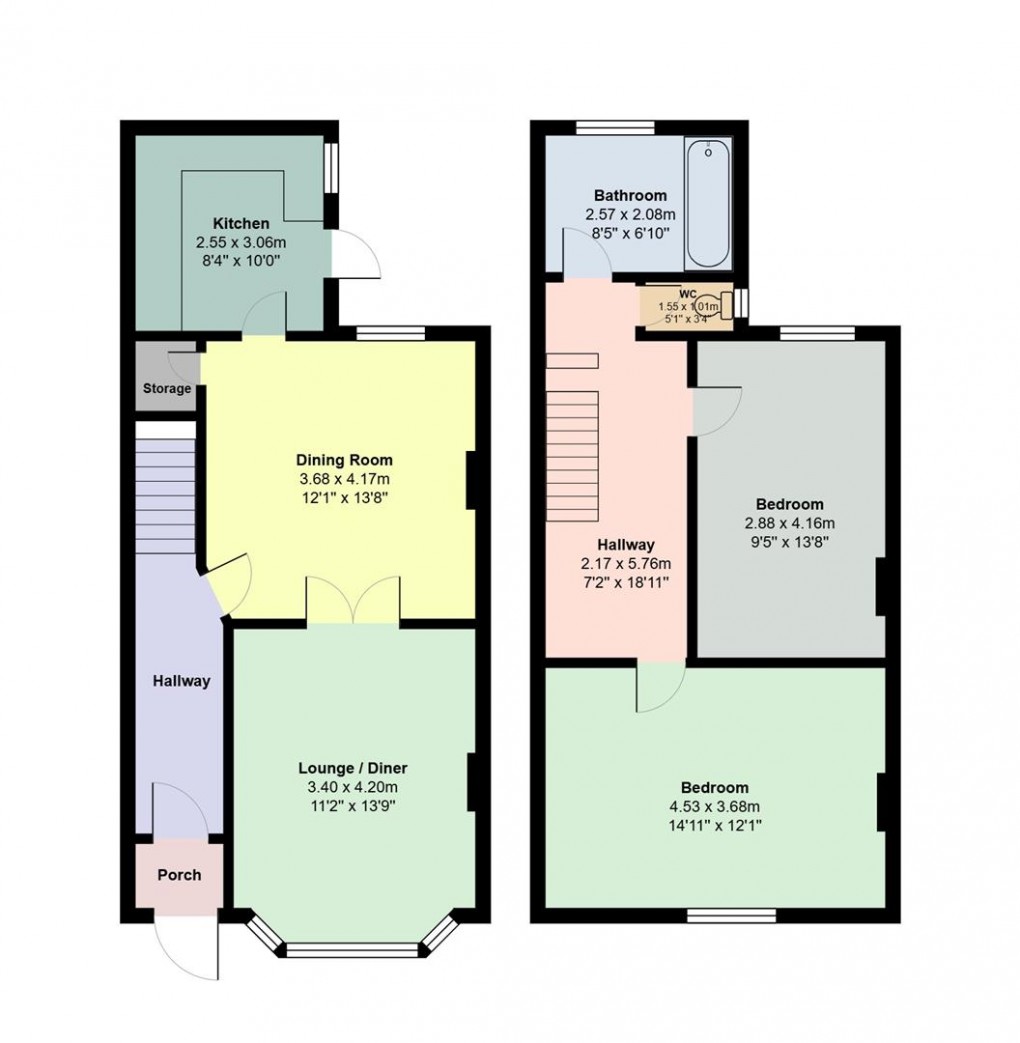 Floorplan for Woodland Road, Gorton
