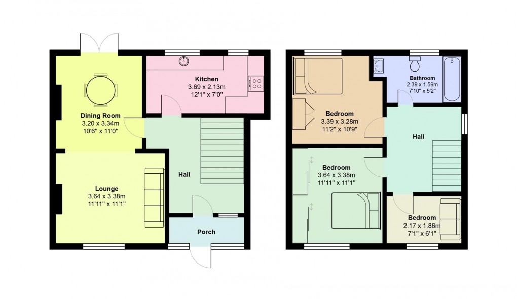 Floorplan for Kendon Grove, Denton, Manchester