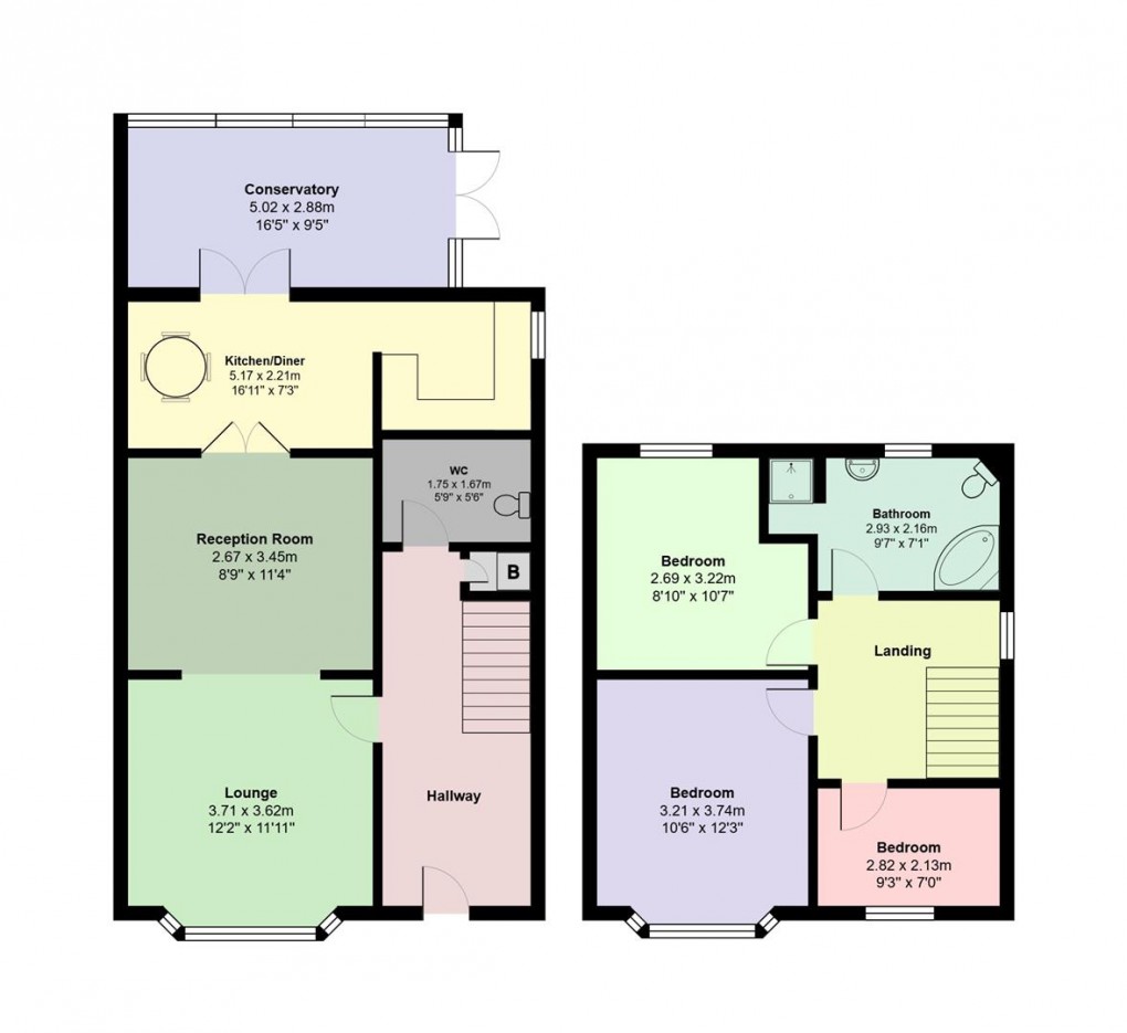 Floorplan for Chapman Street, Manchester