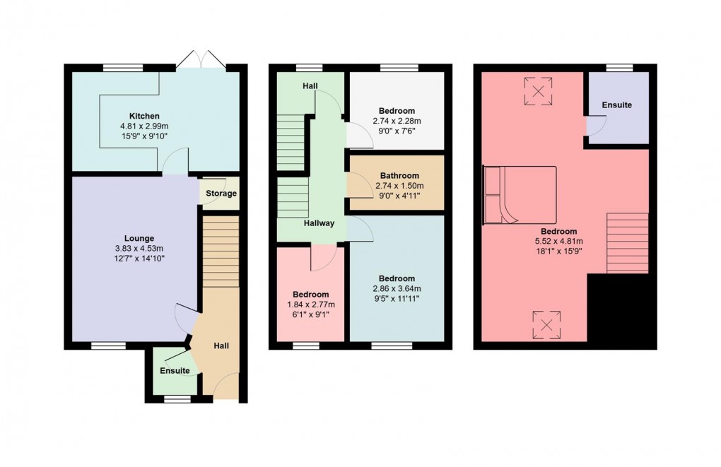 Floorplan for Becker Close, Denton, Manchester