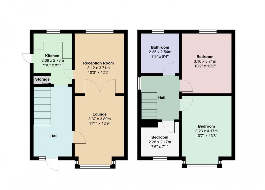 Floorplan for Rivermead Road, Denton, Manchester