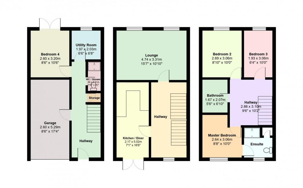 Floorplan for Lance Corporal Andrew Breeze Way, Denton, Manchester