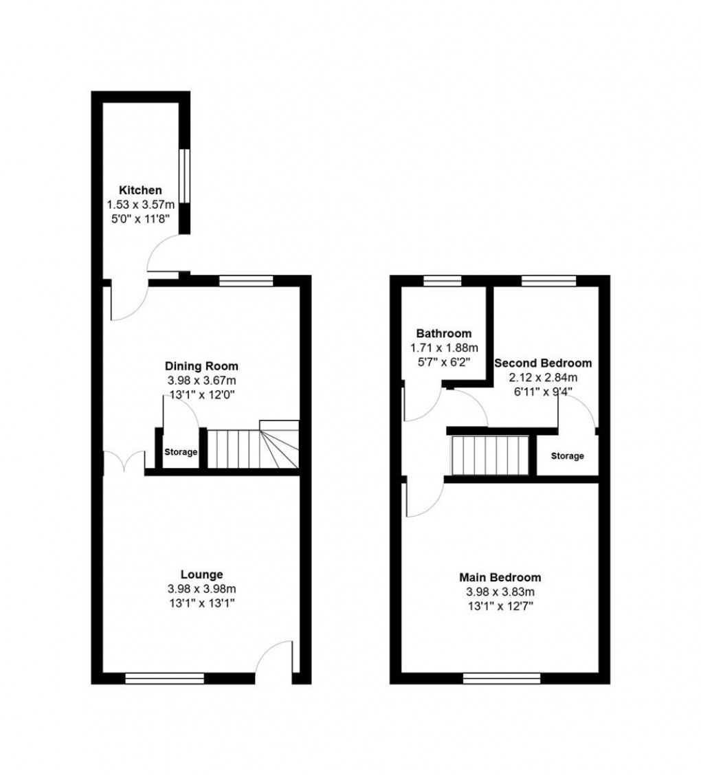 Floorplan for Garden Street, Audenshaw, Manchester