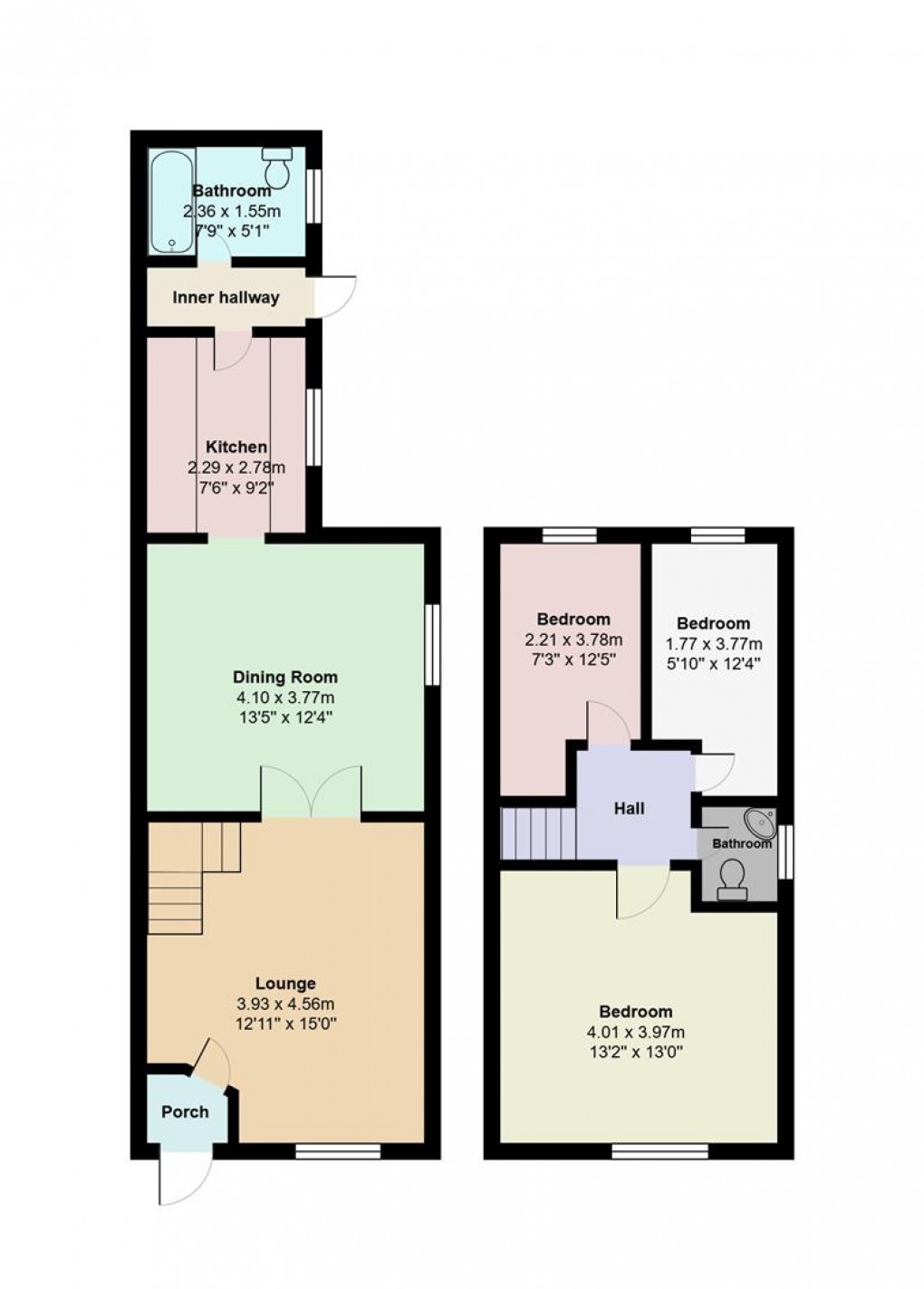 Floorplan for Hawthorn Street, Audenshaw