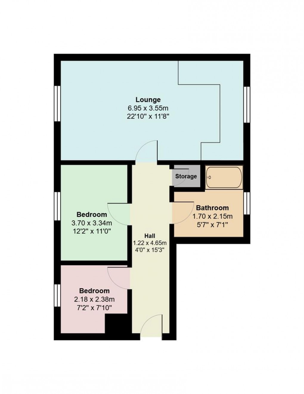 Floorplan for Boothdale Drive, Audenshaw