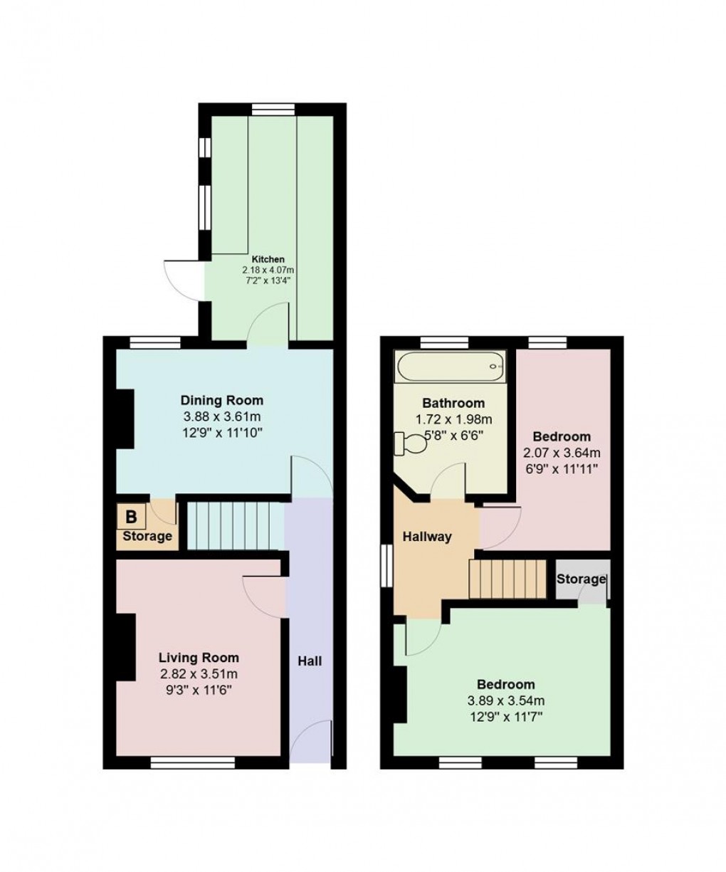 Floorplan for Islington Road, Stockport