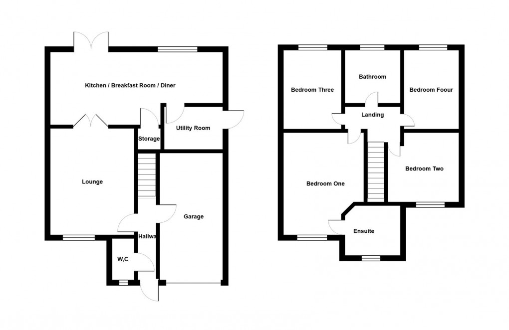 Floorplan for The Old Dairy, Hyde