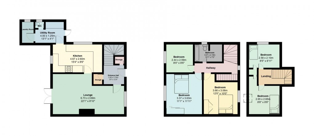 Floorplan for Cedar Grove, Denton, Manchester