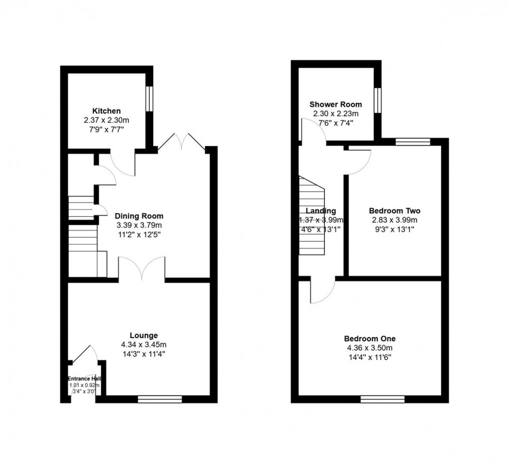 Floorplan for Seymour Street, Denton