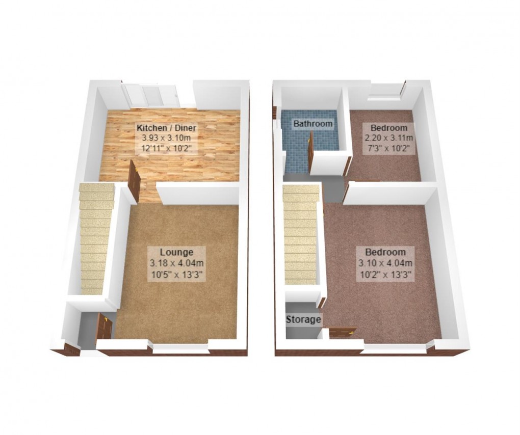 Floorplan for Angel Street, Denton, Manchester