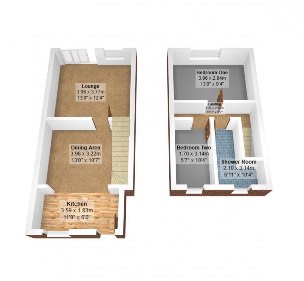Floorplan for Brown Street, Audenshaw, Manchester